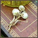 ビジュフラワーのキラキラブローチ | lunolumo | 詳細画像1