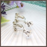 逆さハートのキュービックイヤリング | lunolumo | 詳細画像1 