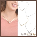 再入荷 エレガンス調1粒パールのチョーカーネックレス | lunolumo | 詳細画像1