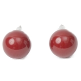 ダークレッドの14mmピアス クラシカルレッド R | lunolumo | 詳細画像2