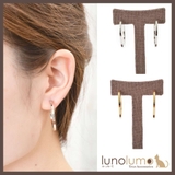 幅広シンプルデザインの3cmフープイヤリング | lunolumo | 詳細画像1 