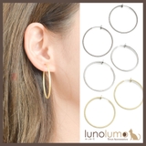 SALE フープイヤリング メタル | lunolumo | 詳細画像1