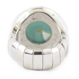ターコイズエスニックのサークルストレッチリング 指輪 | lunolumo | 詳細画像4 