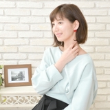 クラシカルレッド 薔薇モチーフのデザインピアス 日本製 R | lunolumo | 詳細画像2 