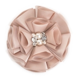 シャンパンベージュのフラワーコサージュ | lunolumo | 詳細画像3