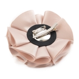 シャンパンベージュのフラワーコサージュ | lunolumo | 詳細画像4