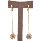 SALE リバーシブルデザインのフラワーロングイヤリング | lunolumo | 詳細画像3