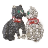 猫のモノトーンピンブローチ ラペルピン | lunolumo | 詳細画像3