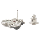 猫のモノトーンピンブローチ ラペルピン | lunolumo | 詳細画像4