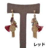 タッセルのエスニックピアス | lunolumo | 詳細画像5 