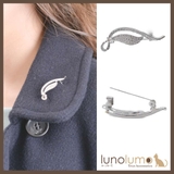 ラインストーンのキラキラデザインブローチ | lunolumo | 詳細画像1