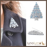 クリスマス ブルースターのツリーブローチ | lunolumo | 詳細画像1 
