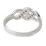 シルバーカラーのエレガントデザインリング 指輪 N | lunolumo | 詳細画像5