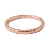 ピンクゴールドのキュービックジルコニアリング 指輪 N | lunolumo | 詳細画像5 