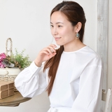 螺旋メタルとシェルの大ぶりイヤリング | lunolumo | 詳細画像2