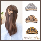 雲デザインの大きめマーブルクリップ ヘアー | lunolumo | 詳細画像1 