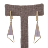 SALE サンカクデザインのマーブルカラーイヤリング | lunolumo | 詳細画像3