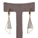 SALE サンカクデザインのマーブルカラーイヤリング | lunolumo | 詳細画像4