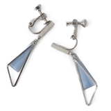 SALE サンカクデザインのマーブルカラーイヤリング | lunolumo | 詳細画像6