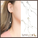 イヤリング チェーン メタル | lunolumo | 詳細画像1