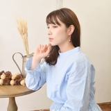 ブルーストーンのロングピアス | lunolumo | 詳細画像2 