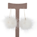 ミンクファーのフックピアス | lunolumo | 詳細画像3