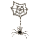 ハロウィン 蜘蛛と蜘蛛の巣のデザインブローチ | lunolumo | 詳細画像2 