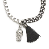 ハロウィン 髑髏とタッセルのロックブレスレット N | lunolumo | 詳細画像3