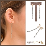 クリスタルキューブのロングイヤリング | lunolumo | 詳細画像1