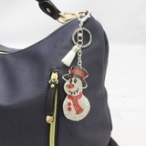 クリスマス 雪だるまモチーフのキラキラキーホルダー バッグチャーム | lunolumo | 詳細画像2