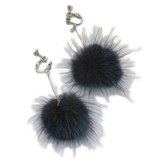 ミンクファーとロングチェーンのイヤリング | lunolumo | 詳細画像5