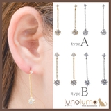 キュービックジルコニア ピアス レディース | lunolumo | 詳細画像1