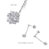 キュービックジルコニア ピアス レディース | lunolumo | 詳細画像3