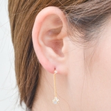 キュービックジルコニア ピアス レディース | lunolumo | 詳細画像5