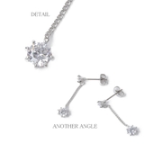 キュービックジルコニア ピアス レディース | lunolumo | 詳細画像7