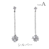 キュービックジルコニア ピアス レディース | lunolumo | 詳細画像11