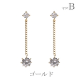 キュービックジルコニア ピアス レディース | lunolumo | 詳細画像12