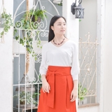 ネックレス レディース ダークレッド | lunolumo | 詳細画像4