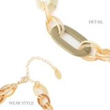 ネックレス レディース スモーキーグリーン | lunolumo | 詳細画像3