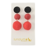 イヤリング 羊毛フェルト ハンドメイド | lunolumo | 詳細画像4 