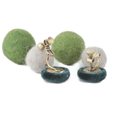 イヤリング 羊毛フェルト ハンドメイド | lunolumo | 詳細画像6 