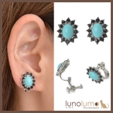 イヤリング レディース ターコイズ | lunolumo | 詳細画像1