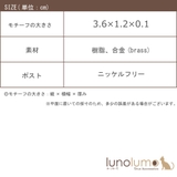 SALE ピアス メタル | lunolumo | 詳細画像8 