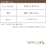 SALE ピアス 樹脂 | lunolumo | 詳細画像8