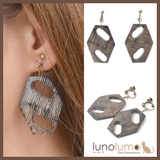 イヤリング レディース 水牛の角 | lunolumo | 詳細画像1