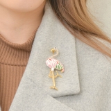 ブローチ レディース フラミンゴ | lunolumo | 詳細画像3