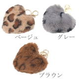 キーホルダー バッグチャーム ヒョウ柄 | lunolumo | 詳細画像2