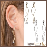 ピアス キュービックジルコニア ゴールド | lunolumo | 詳細画像1