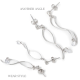 ピアス キュービックジルコニア ゴールド | lunolumo | 詳細画像3