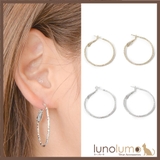 SALE フープピアス メタル | lunolumo | 詳細画像1 